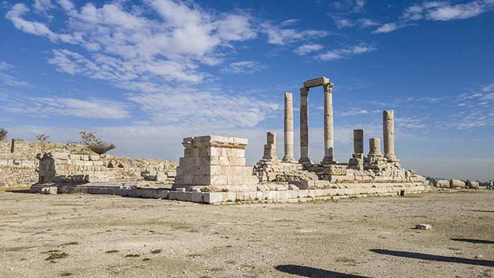 171 - Jordania - Amman - Ciudadela - templo de Hercules